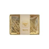 Cross-border direct supply of rose gold paper clips, box-shaped creative paper clips, student irregular-shaped clips, metal paper clips, bookmark holders Item Picture